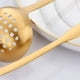 thumbnail image 3 of Juego de colador y cucharón de sopa dorado, cuchara de acero inoxidable, para cocinar (2 piezas), 3 of 7
