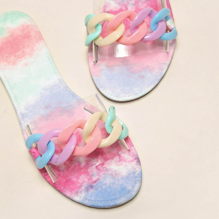 Rainbow Summer Sandals