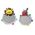 thumbnail image 1 of HILABEE 2Piecear Back Seat Mirror, Rear View Mirror, Adjustable, Cute Rear Mirrors, Car Baby Mirror, for Car Back Seat Toddler Kids Baby C, 1 of 9