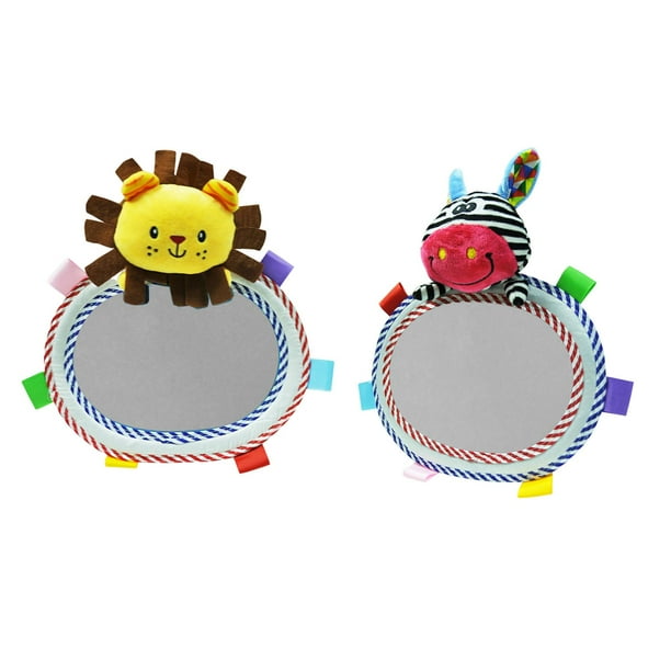 Espejo para Asiento Trasero de Coche de 2 Unidades, Espejo Retrovisor para Automóvil, Espejo para Bebé, Espejo Infantil, Visión Trasera Estilo C