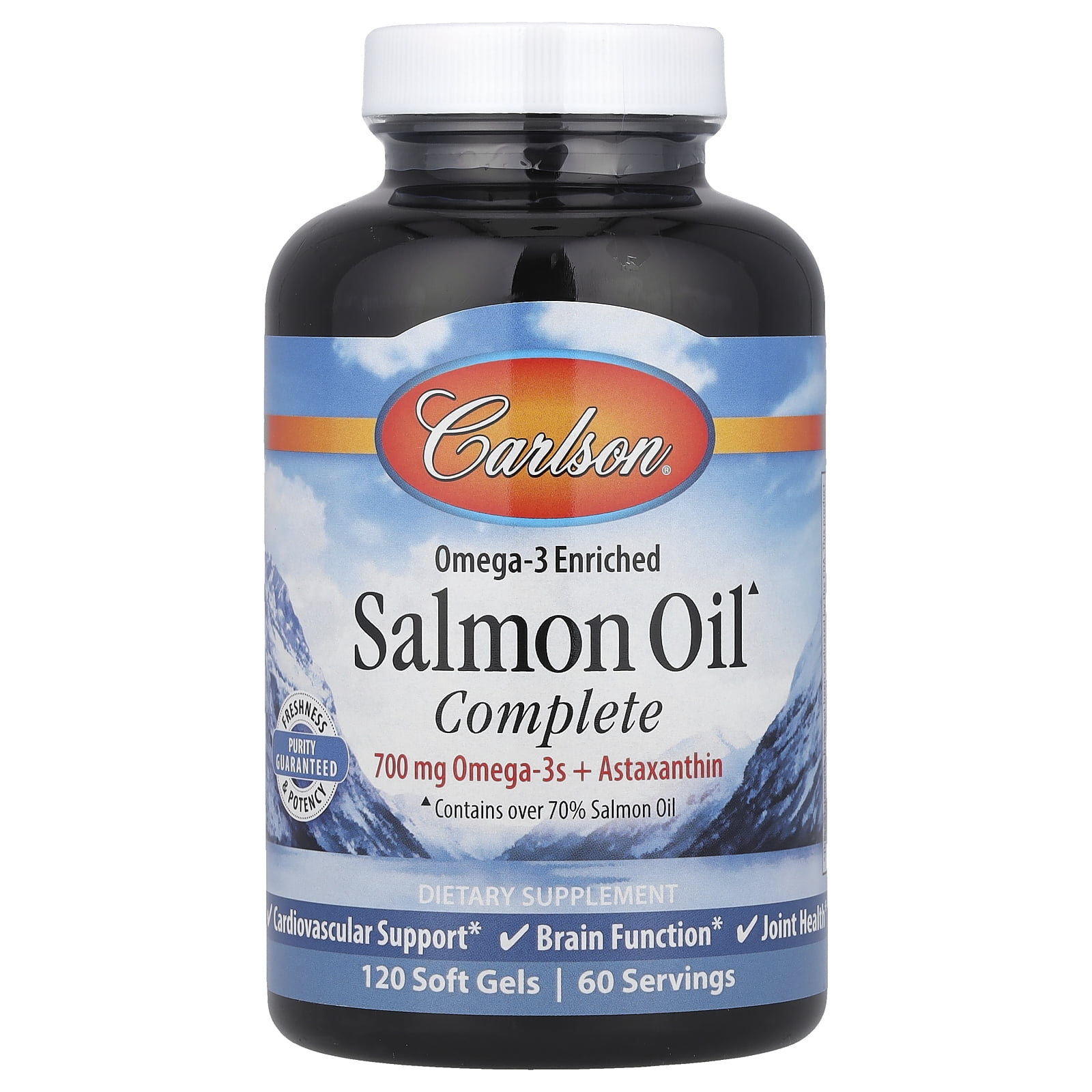 Carlson Salmon Oil - 180 soft gels