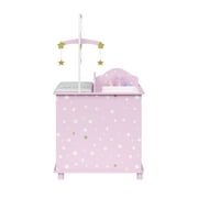 Olivias Little World Wooden Doll Changing Station, Lilac/White