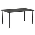 thumbnail image 3 of vidaXL 5 Piece Garden Dining Set Steel Dark Grey, 3 of 9