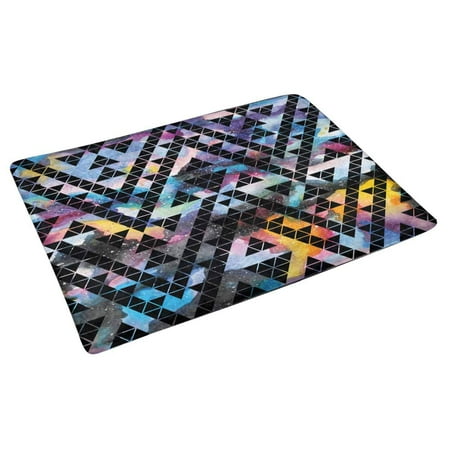 Pop Tribal Galaxy Pattern Trendy Front Door Mat 30x18 Inches