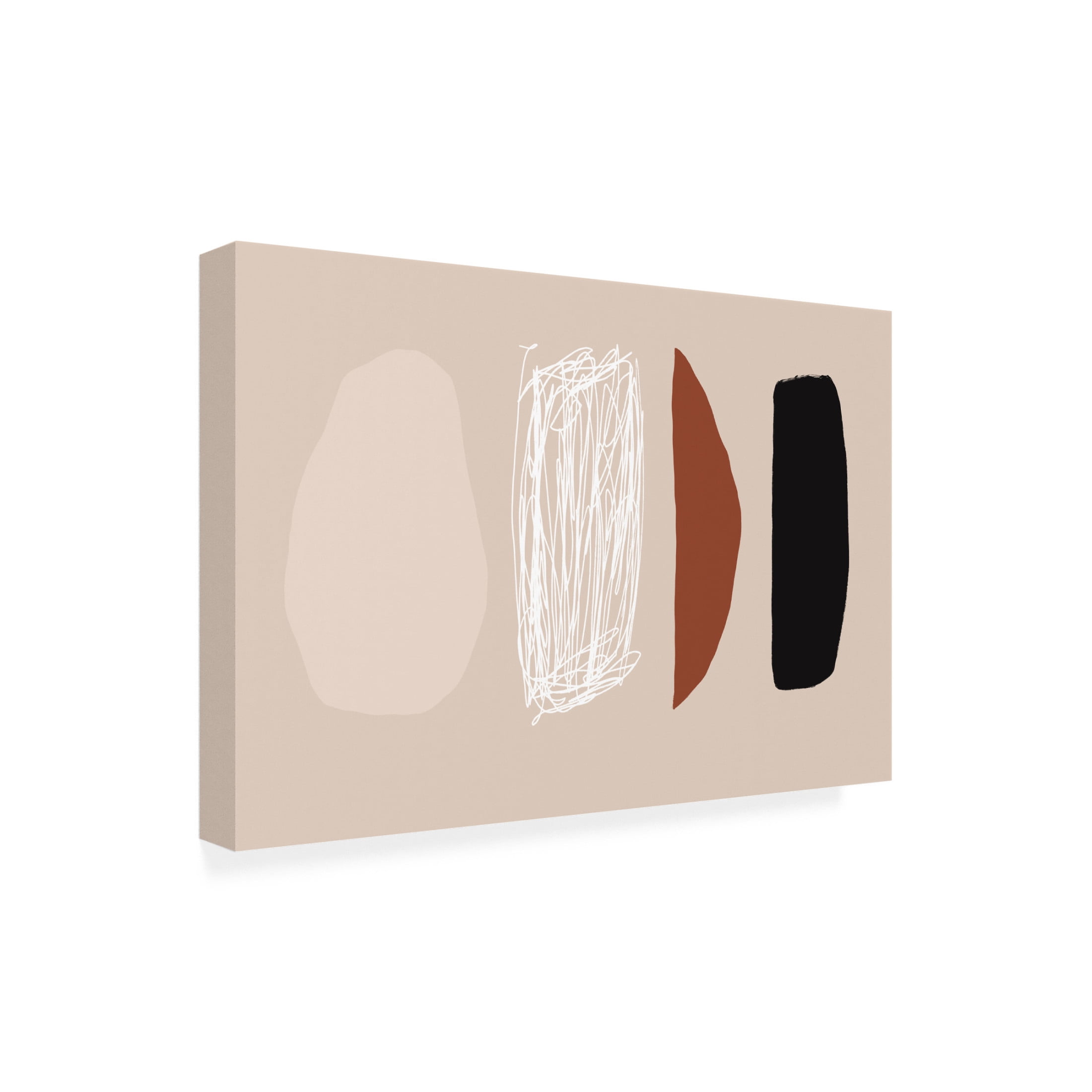 Trademark Fine Art uplusmestudio Trying to fit in Canvas Wall Art