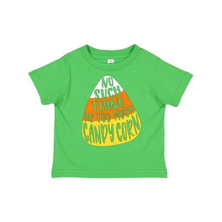

Inktastic Halloween No Such Thing As Too Much Candy Corn Gift Toddler Boy or Toddler Girl T-Shirt