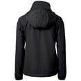thumbnail image 3 of Women's Cutter & Buck Black Idaho State Bengals Charter Eco Recycled Half-Zip Anorak Jacket, 3 of 3