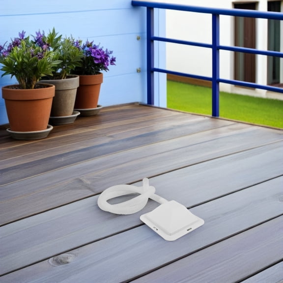 Mobestech 1Set Plastic Air Conditioner Drain Pan White Efficient Water Catcher Tray