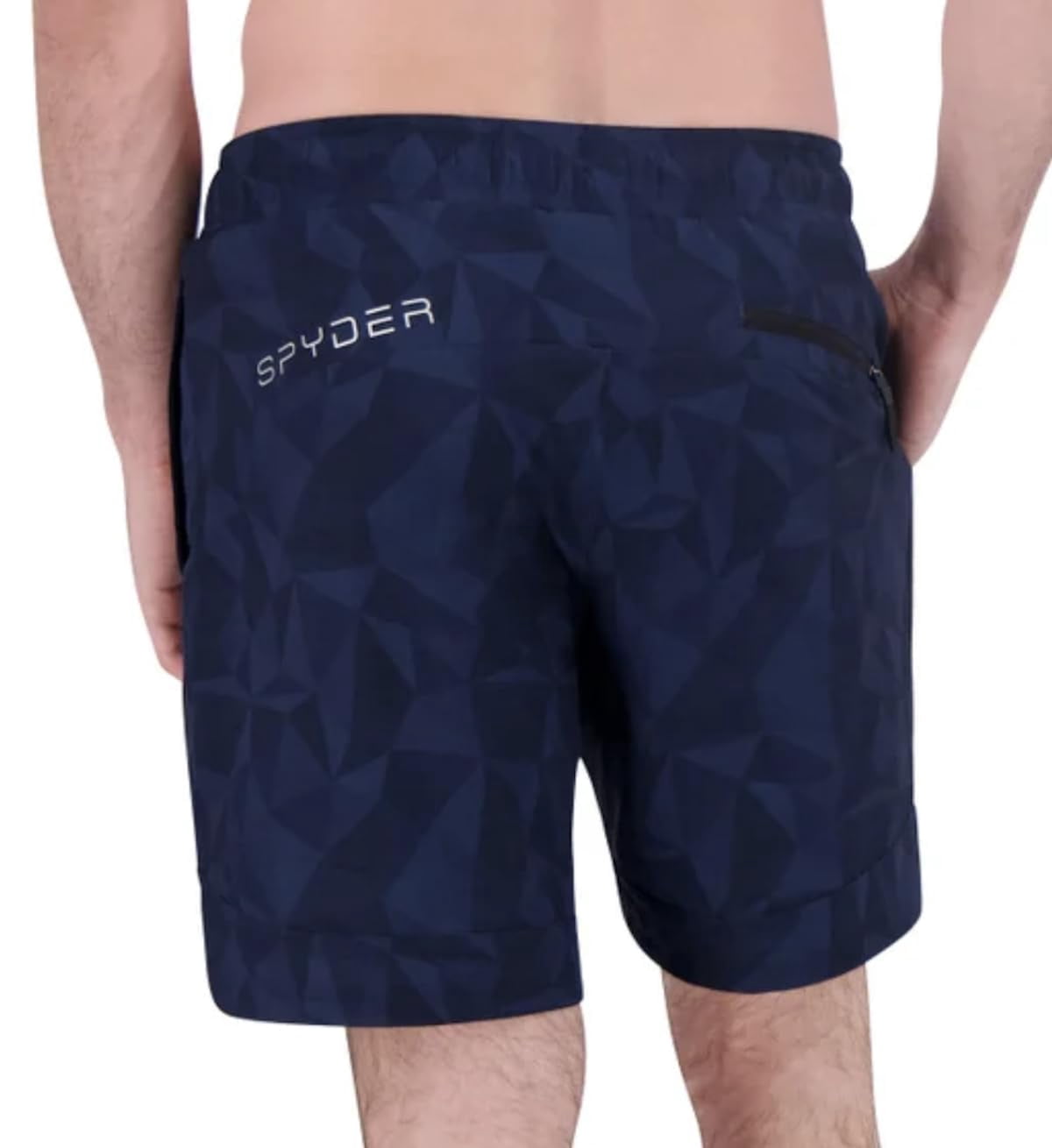 Spyder Men's UPF 30+ Breathable Comfort Stretch Swim Short (US, Alpha, Small, Regular, Regular, Dark Blue)