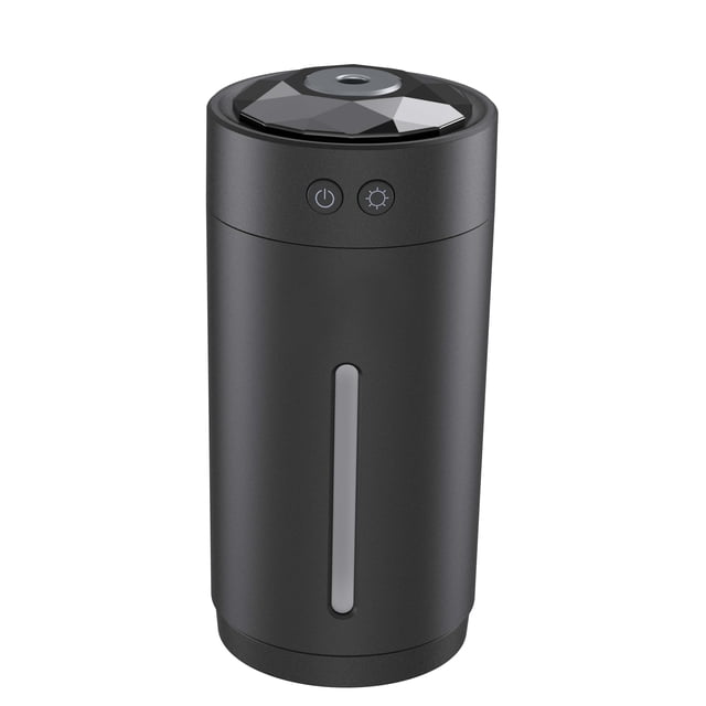 Amdohai 300ml Mini Ultrasonic USB Humidifier with 7 Colors LED Light Dual