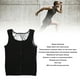 thumbnail image 3 of CAMISETA CON TANQUE DE SUDOR, CON LA FORMA DEL CHALECO DE SAUNA DE NEOPRENO DELGADA L/XL PARA HOMBRES PARA CORRER, 3 of 7