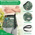 thumbnail image 4 of Yayeee Waist Apron with Pockets for Cooking Waterproof Half Server Aprons, Christmas Candy Cane, 4 of 7