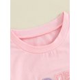 thumbnail image 6 of Aojekbee Girl's Birthday Tops Casual Round Neck Short Sleeve Letter Embroidery T-Shirt Toddler Little Girl Summer Clothes, 6 of 10