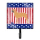 thumbnail image 1 of Caroline's Treasures USA Patriotic Bullmastiff Correa o llavero BB3371SH4, pequeño, multicolor Caroline's Treasures BB3371SH4, 1 of 1