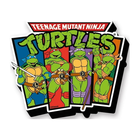 Teenage Mutant Ninja Tutrles Cast Funky Chunky Magnet