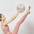 thumbnail image 4 of 1 Set Yoga Ball Explosion-proof Leak-proof Strong Bearing Capacity Body Training Gymnastic Fitness Pilates Ball Indoor Workout-Grey, 4 of 8