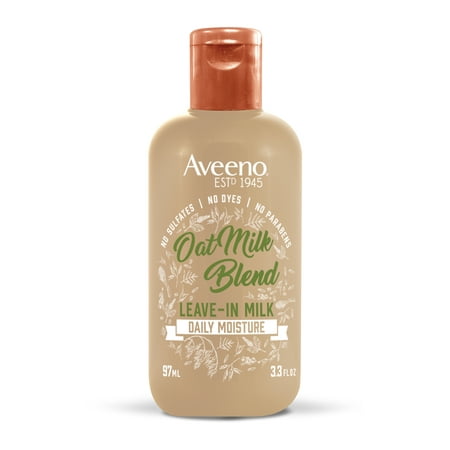 Aveeno Hydrating Oat Milk Leave-In Milk Hair Treatment, 3.3 fl.