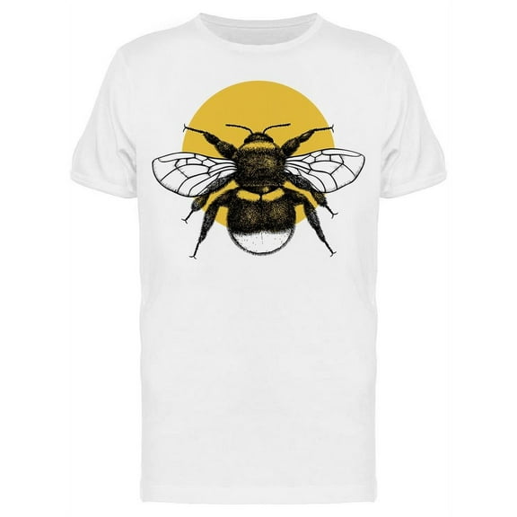 Bumlebee Top View T-Shirt Men -Image by Shutterstock, Male Medium