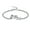 Steel, variant on 18-24cm Adjustable Rose Flower Urn Locket Funeral Urn Bracelet for Pet Human Ashes Holder Stainless Steel Chain Link Women's Bracelet Cremation Jewellery Urn Bracelet for Ashes