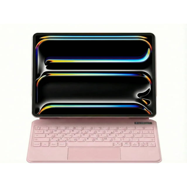 Teclado Magic Keyboard Pro Para Ipad Pro 11 M4/ M5 Español Ñ Rosa.