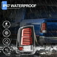 thumbnail image 3 of Winjet Full LED Tail Lights for 2009-2018 Dodge Ram 1500 2500 3500 /2019-2023 Ram 1500 Classic Sequential DRL Turn Signal Light Automotive Brake Lamps Replacement-Glossy Black/Clear, 3 of 9