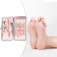 thumbnail image 4 of Nail Care Stainless Steel Manicure Pedicure Cuticle Portable Travel, Multi-Functional - 12 Pieces Set, 4 of 6