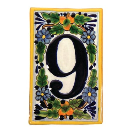 Native Trails TVR9920 Hand Painted House Number '9'