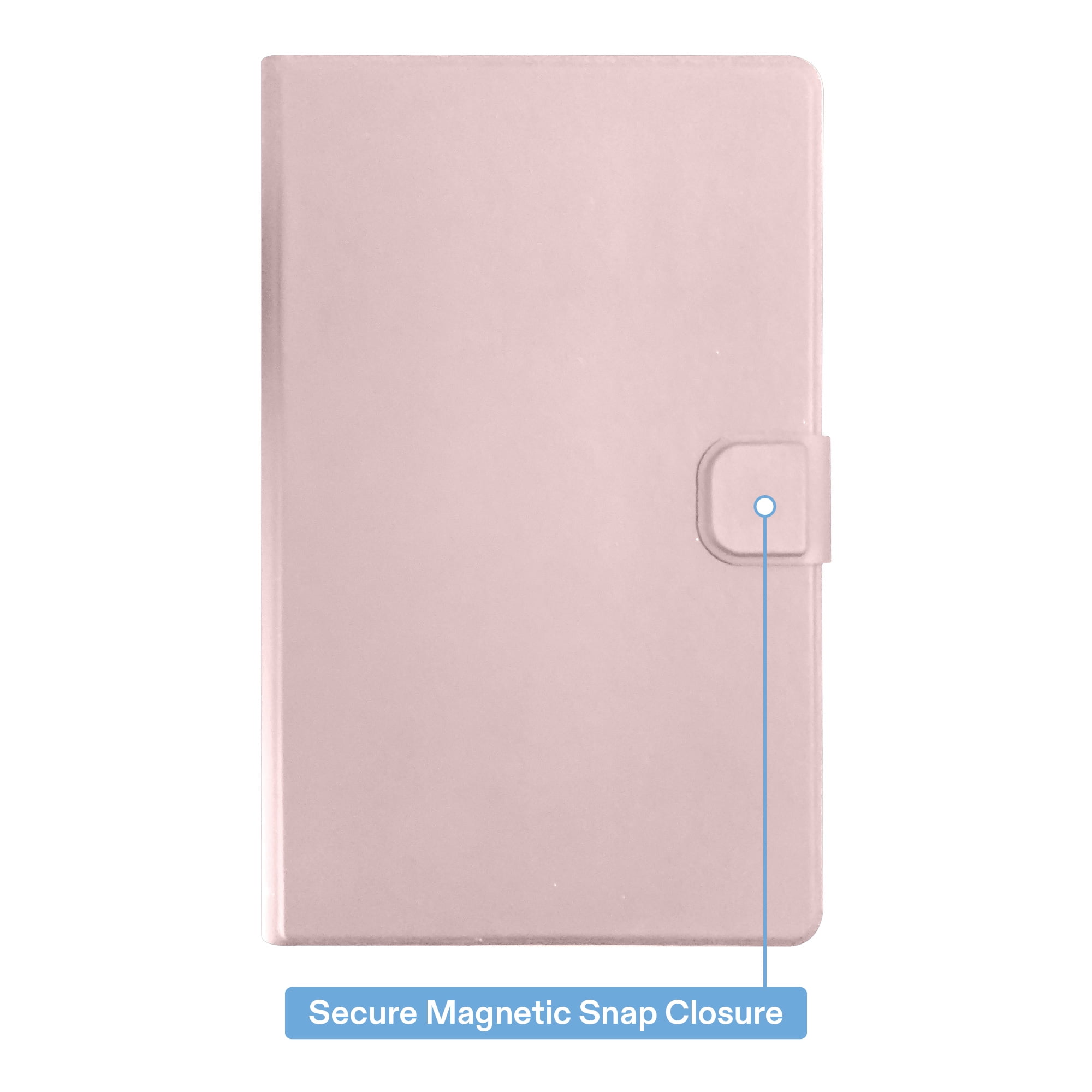 onn Tablet Folio Case for Samsung Galaxy Tab A11+ 11" / Galaxy Tab A9+ 11" - Rose Gold