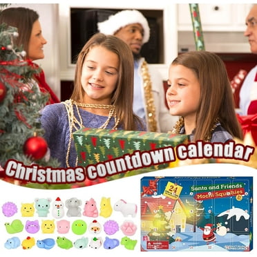 Gcvizuso Christmas Calendar, Advent Calendars, 2021 Christmas Gifts Advent Calendar Countdown Calendar With 24 Small Doors
