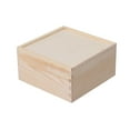 thumbnail image 3 of Abbracc Wooden Box Container Keepsake Box for Cards Home Decorations Desk Organizers 15x15x8cm, 3 of 9