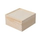 thumbnail image 3 of Caja de regalo de madera, caja de flores, contenedor rústico sin terminar, caja de baratijas, dulces de boda 15x15x8cm, 3 of 9