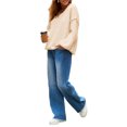 thumbnail image 6 of Women Long Sleeve Fall Winter Oversize V-neck Knit Sweater Casual Loose Pullover, 6 of 7