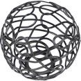 thumbnail image 2 of Metal wire lampshade hollow lampshade decorative lampshade replacement (10.00X10.00X8.00CM, black), 2 of 3