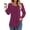 1 Fuchsia, variant on Pleated Blouses for Women Dressy Casual Long Sleeve Shirts Fall Tunic Tops