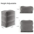 thumbnail image 3 of Almohada inflable para reposapiés de viaje, cama de avión para niños ajustable, 3 of 7