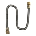 thumbnail image 1 of Línea de Gas Natural Propano Manguera de material acero Inoxidable de 2 Pies Yotijar Líneas de gas propano, 1 of 7
