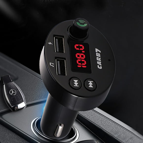 Dvkptbk Car Mp3 Bluetooth Player Hands-free Calling Lossless Sound Quality Intelligent Fast Charge Widely Compatible Navigation Broadcast Cars Battery Chargers MP3 Players on Clearance