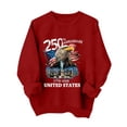 thumbnail image 6 of Leey-World 250 Years American 1776 2026 250th USA Birthday 4th of July T-Shirt 4th Of July Shirt(Red,S), 6 of 9