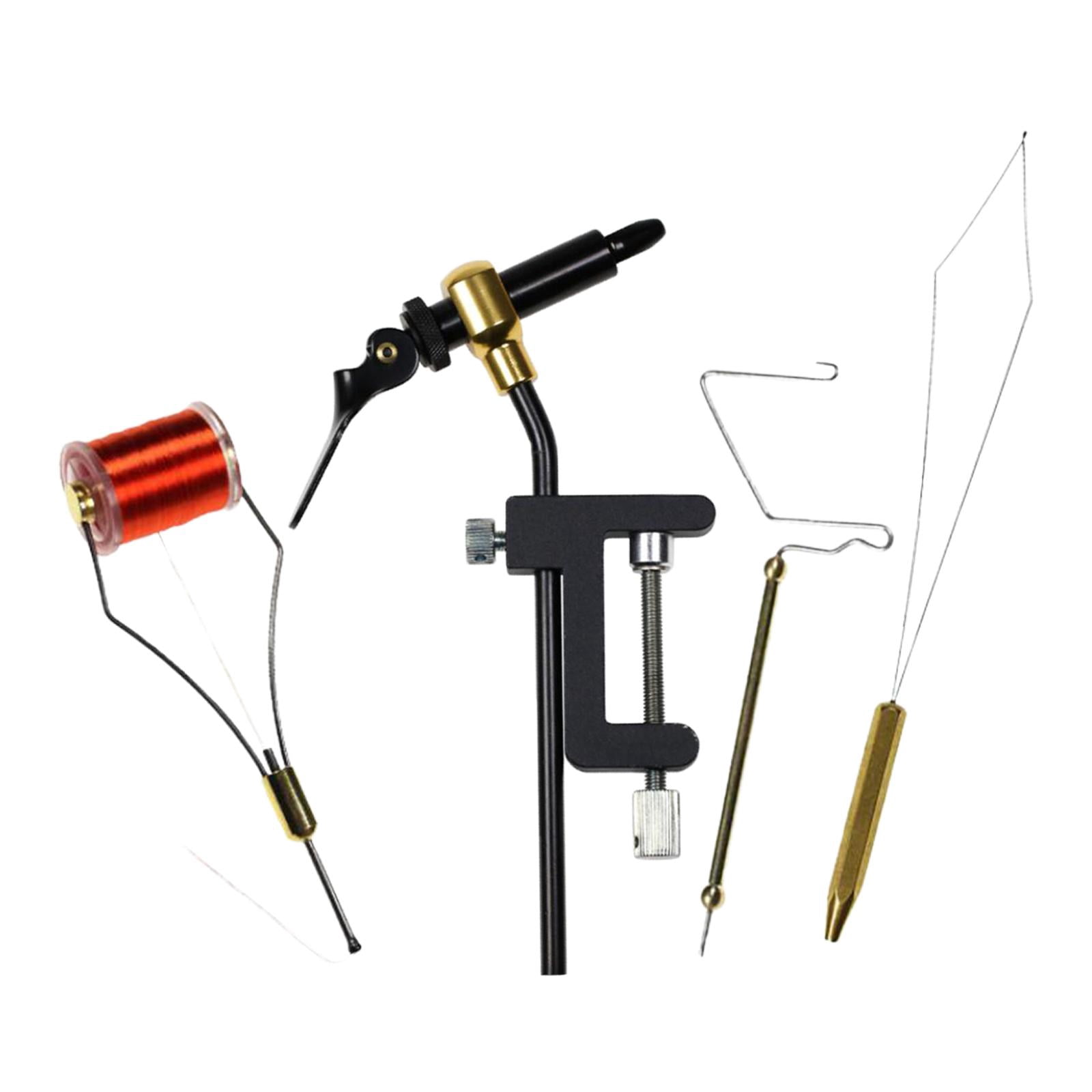 Axioma 5 Pieces Fly Tying Tool Kit Fly Fishing Hook Tying Tools Fly Tying Clamp Outdoor