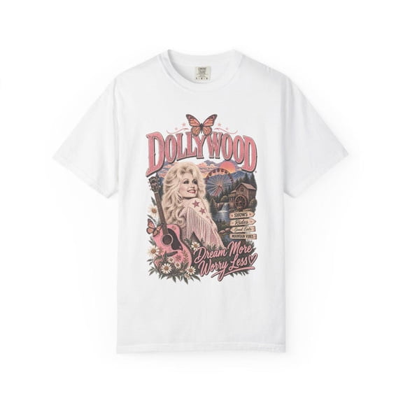 Dolly Vintage Country Music Retro Tour Style Graphic T-Shirt