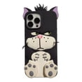 thumbnail image 1 of New Is Funda De Silicona Lucifer Cat For iPhone, Con Soporte, 1 of 7