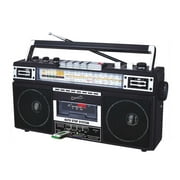 Supersonic Portable AM/FM Radio, Black, SC-3201BT-BK