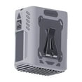 thumbnail image 1 of Ventilador de cintura portátil Ventilador de enfriamiento personal Potente ventilador portátil de viento 5 ajustable Gris, 1 of 9