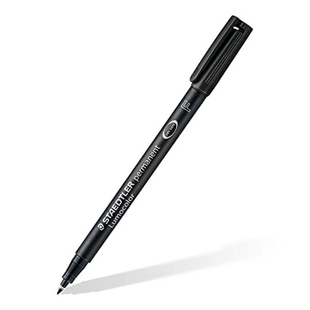 STAEDTLER Lumocolor Universal Pen, Fine, Felt Tip, Permanent Marker, Box of 8 Assorted Color Pens, 0.6mm 318 WP8, Multicolour, pack of 8 (318 WP8 ST) - image 3 of 3