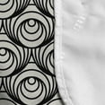 thumbnail image 4 of Abstract Microwave Oven Cover, Circular Intricate Shapes Abstract Optical Illusion Illustration, Water Resistant Organizer with Pockets for Kitchen, 36" x 12", Charcoal Grey Eggshell, by Ambesonne, 4 of 4