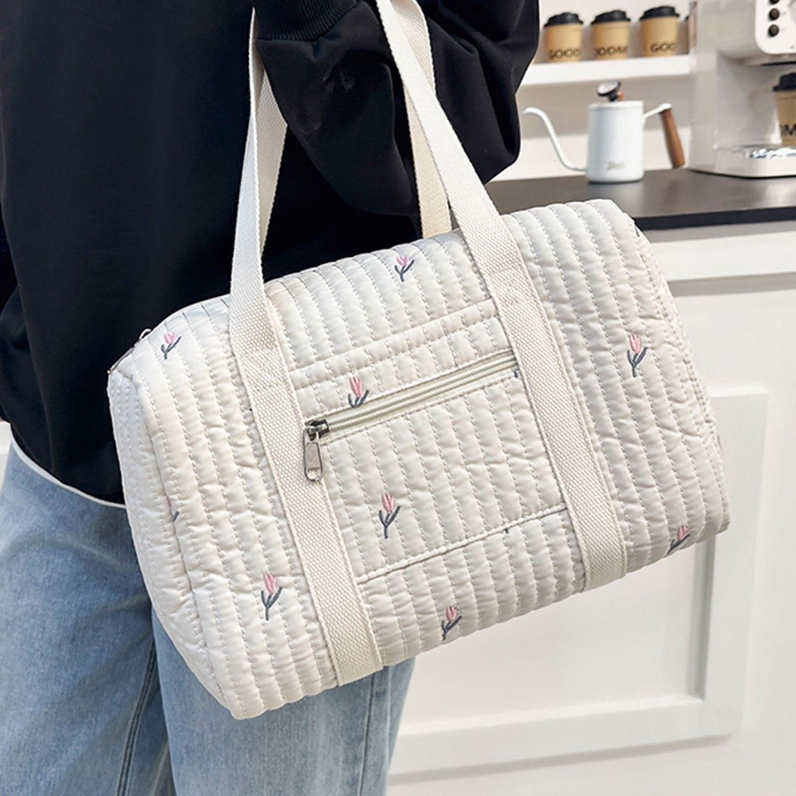Diaper Bag with Pocket for Baby Bottles Essential Product Spacious Baby Nappy Organiser Case for Travel Outings