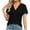 Black, variant on Plus Size Blouse for Women Sawvnm Women's Summer Casual V-neck Short Sleeved T-shirt Lace Printed Top T-shirt Short Sleeved V-neck Top/shirt for Women Beige XL
