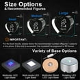 thumbnail image 3 of 3D Crystal Photo Heart Shape Innovation Crystal Picture Personalized Gifts with Your Photo Customized Couples Pet Gifts with Colorful Light Base for Mom, Dad, Men, Women, Christmas (Small Premuim), 3 of 10