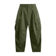 thumbnail image 6 of SAWOBUUN Men's Cargo Pants Baggy Parachute Trousers Loose Fit Streetwear Hip Hop Harem Pants for Daily Wear, 6 of 7