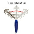 thumbnail image 1 of Ruiboury Three-layer Squid Hooks Effective Avoid Decoupling Rotate Noctilucent ABS High Hard Sharp Umbrella Hook Lures Green 10pcs, 1 of 9